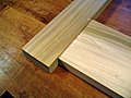 Bottom Rail Tenon Inserted Into Post